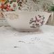 K&G Lunéville Badonviller earthenware bowl Bird-Lyre pattern