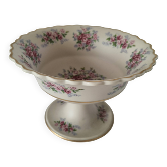 Vintage flowered pedestal cup – Ceramica Ibis Aveiro Portugal