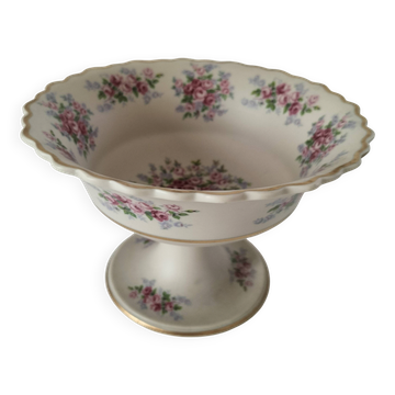 Vintage flowered pedestal cup – Ceramica Ibis Aveiro Portugal