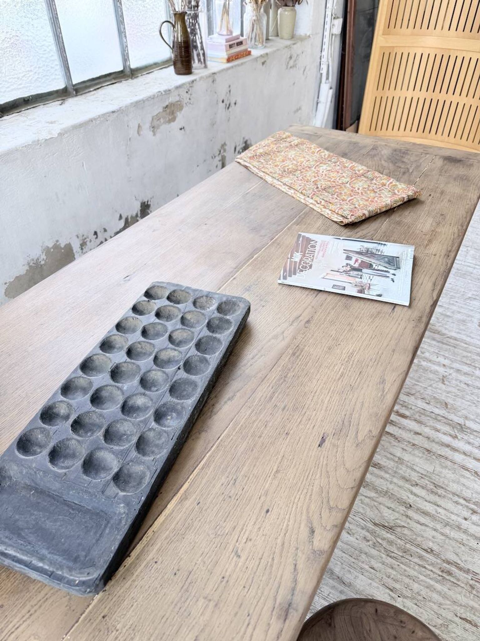 XL oak farmhouse table 1950 235cm