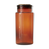 Pharmacy jar made of amber glass