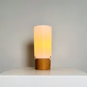 Model 115 Cylindrical Table Lamp By Uno & Östen Kristiansson For Luxus, Sweden, 1960S