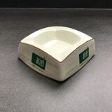 Ariel cigarette advertising ashtray - Faïencerie de Longchamp