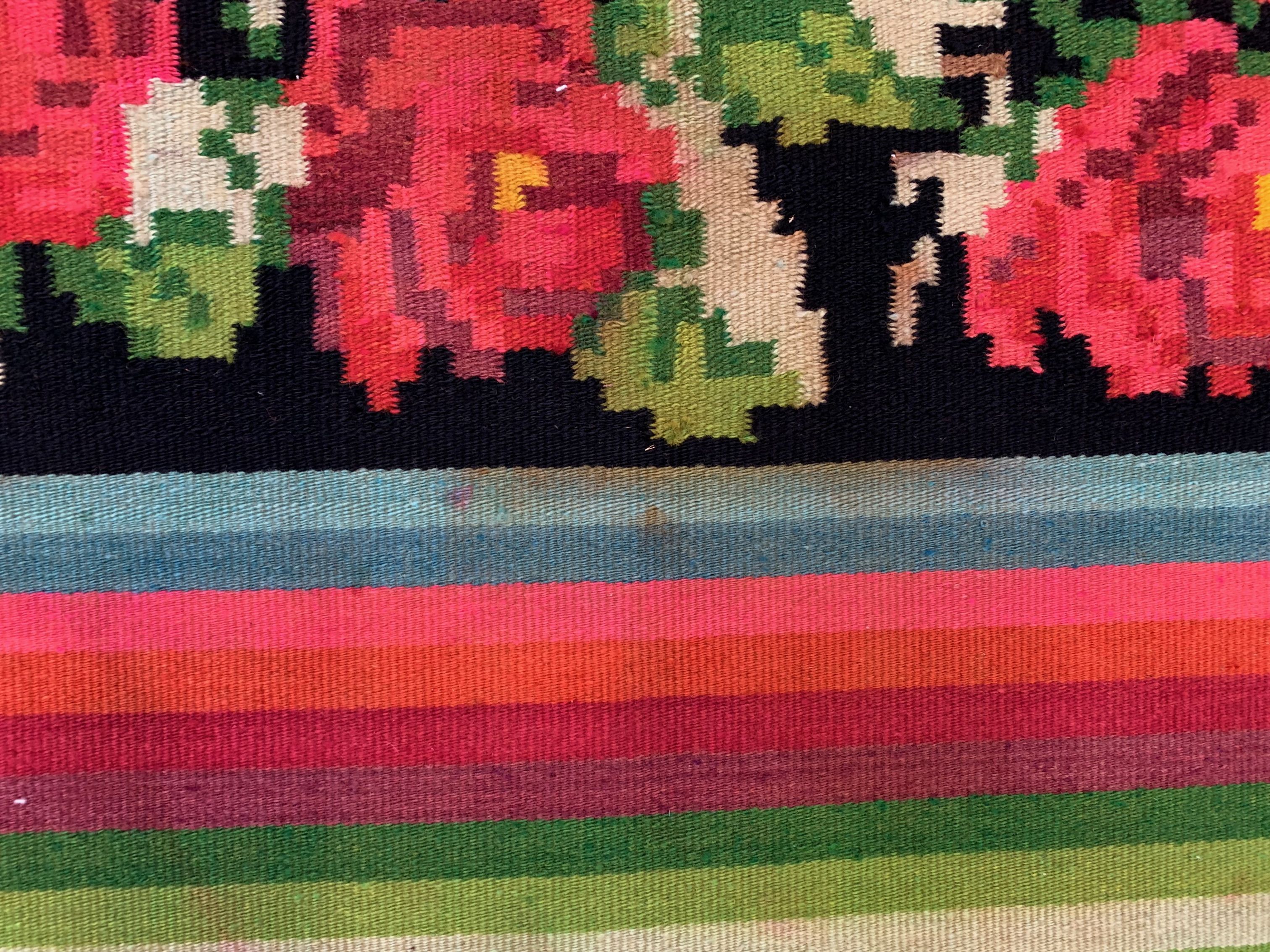 Medium Vintage Turkish Kilim Rug 161x91 cm Wool Kelim