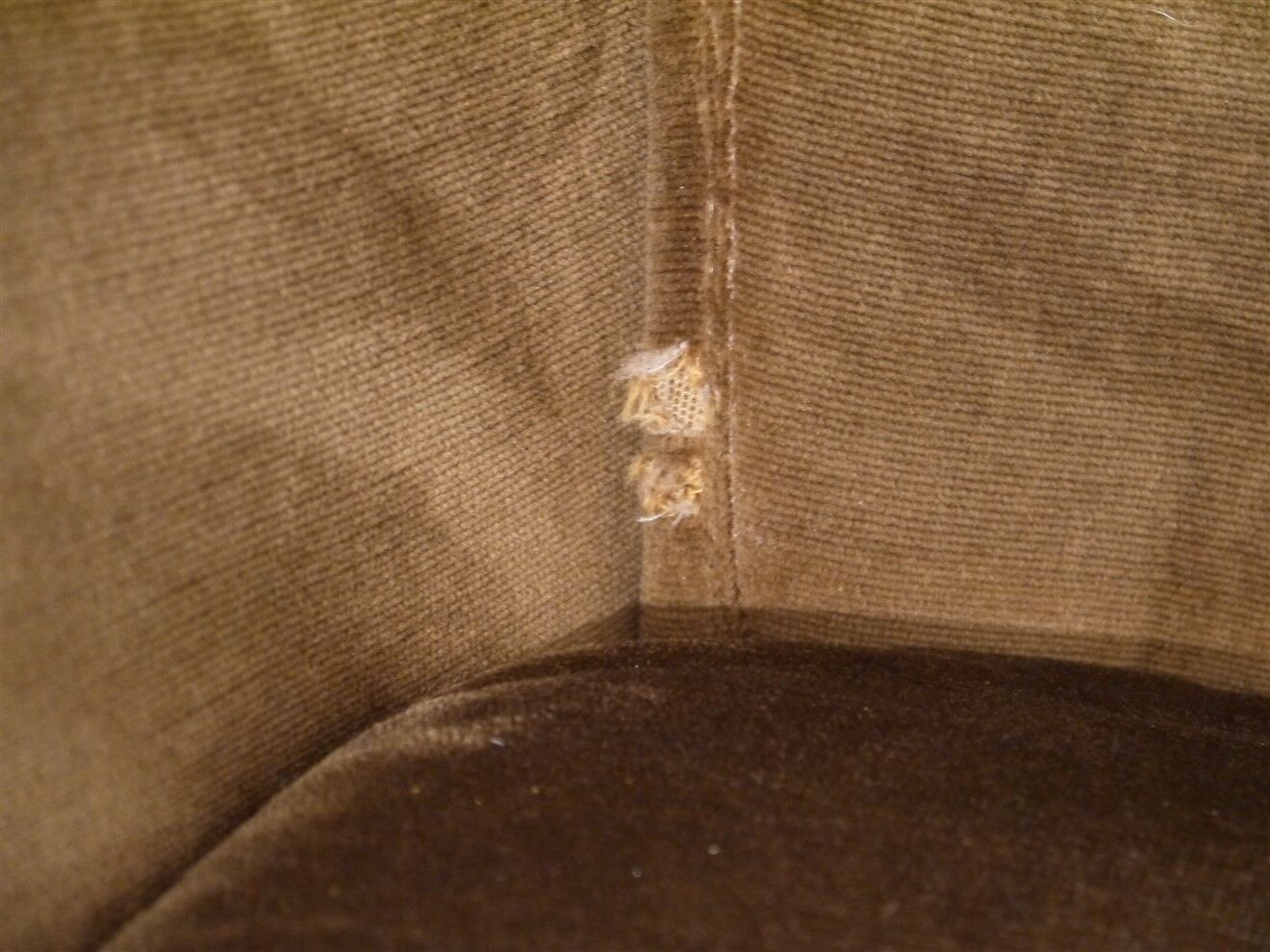 Vintage Scandinavian velvet armchair 1970
