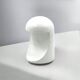 Lampe en céramique emblématique des années 60 « Longobarda » de Marcello Cuneo pour Gabbianelli, grande taille en blanc