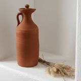 Raw terracotta pitcher