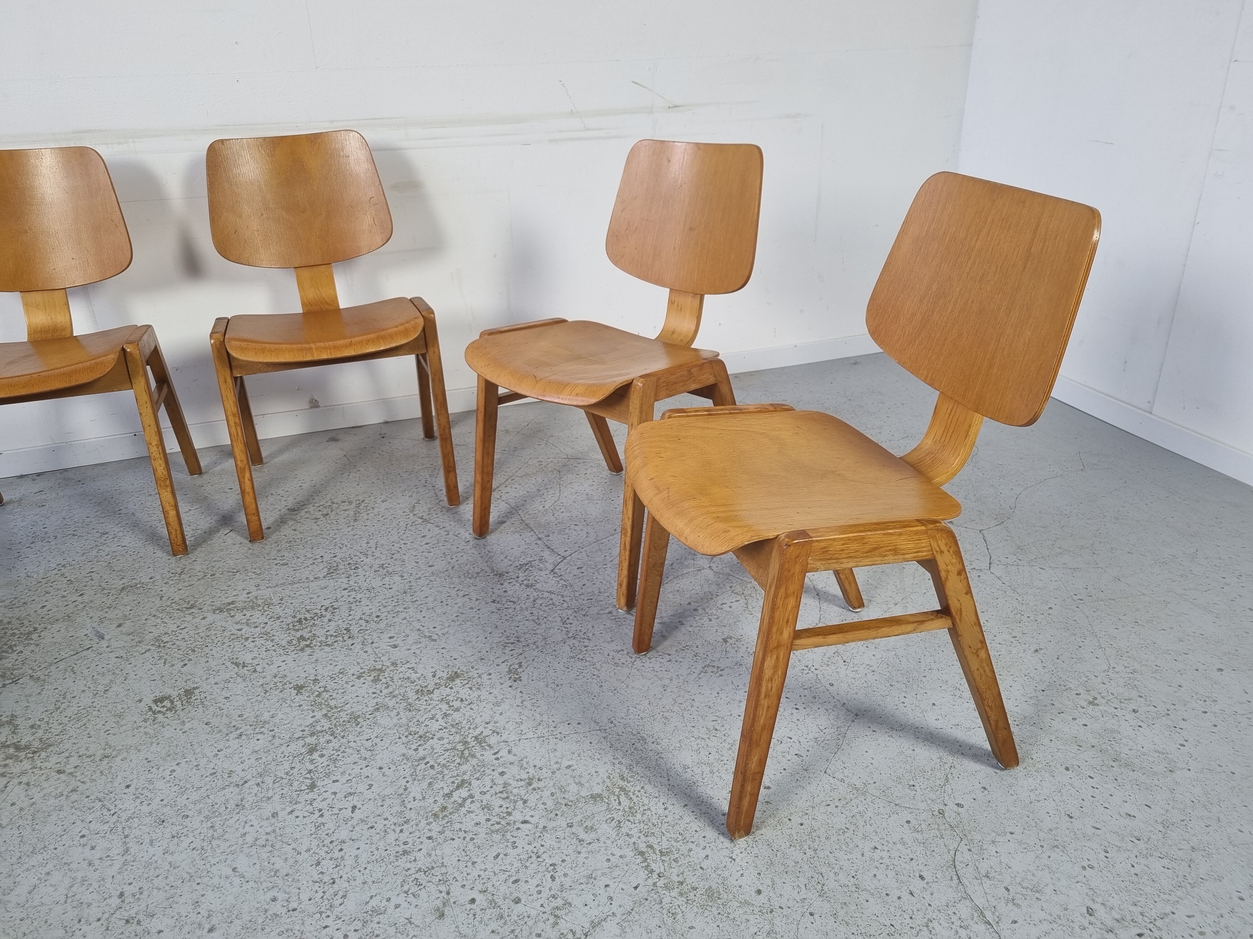 6 vintage Scandinavian chairs 60s/70s