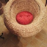 Round outdoor garden chair