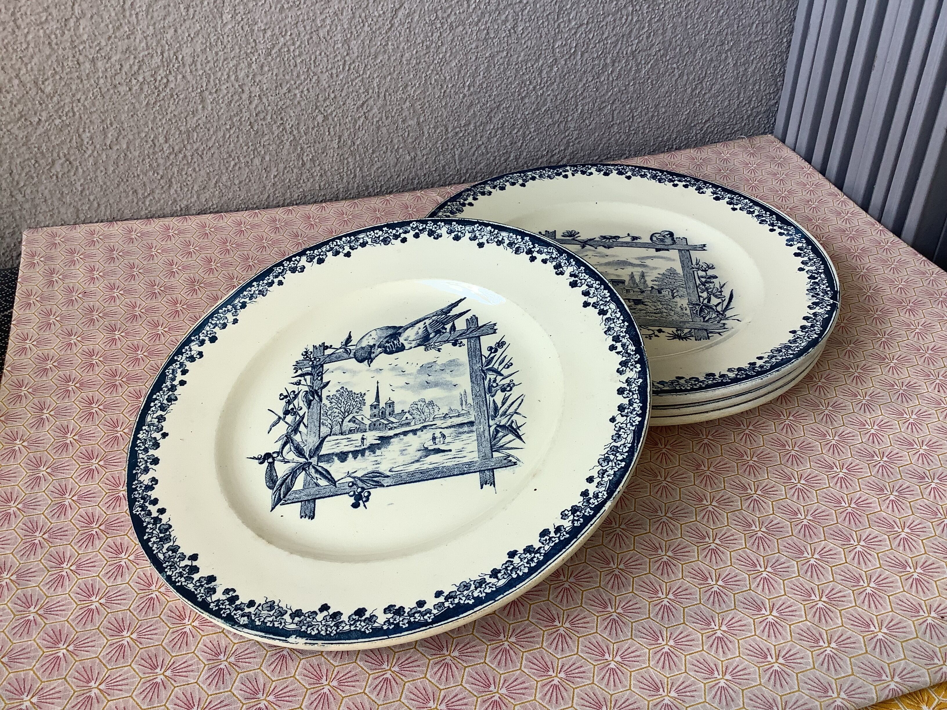 Plates Salins Landscapes iron earth XIXth