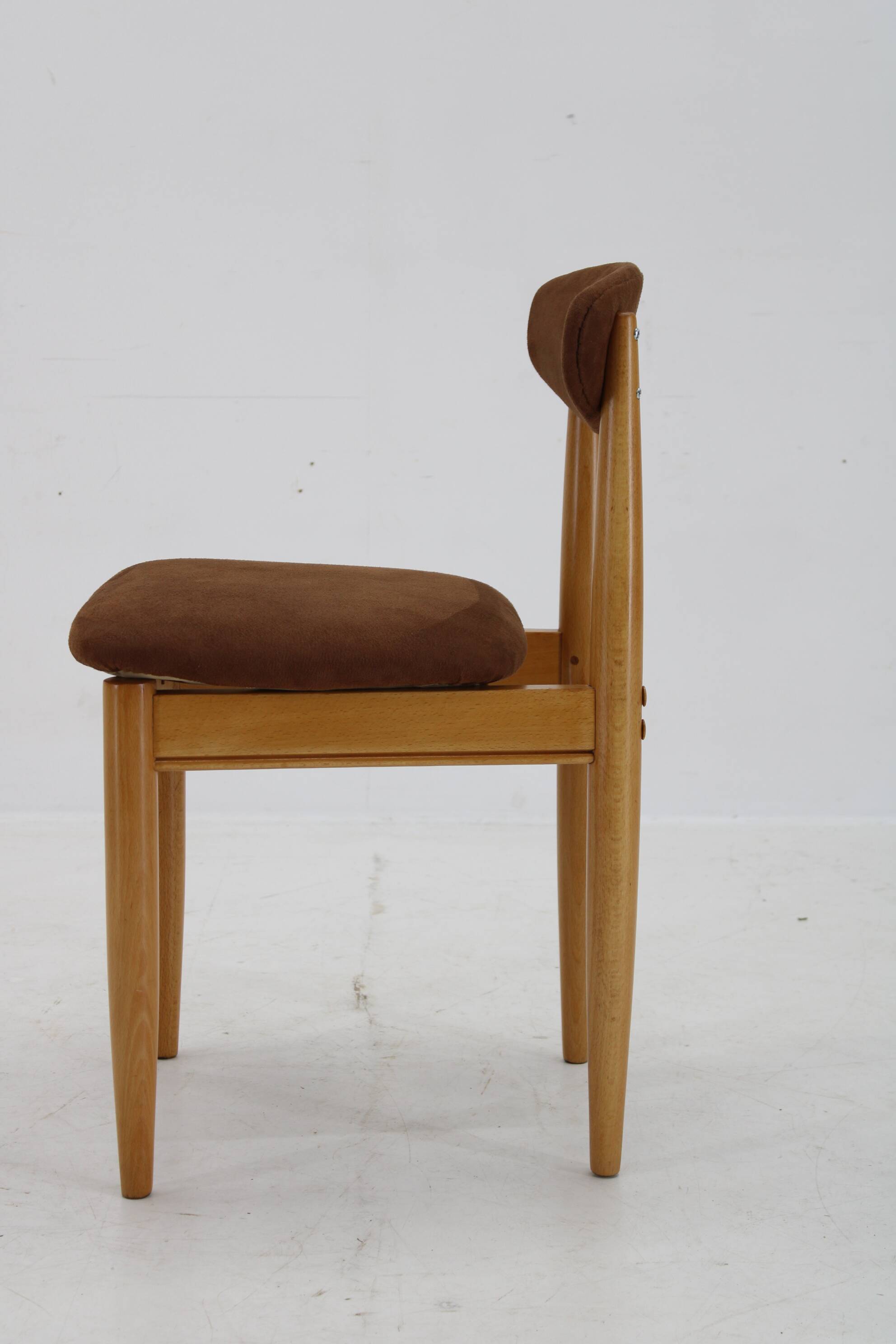 1970s Beech Chair , Czechoslovakia