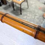 Miroir ancien en bois tourné