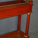 Important empire style planter in mahogany and bronze (202 x 99 cm)