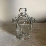 Vintage Baccarat Crystal Mustard/Jam/Honey Jar, Harcourt Missouri Model, Fr