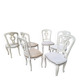 Louis XV Baroque Style Lacquered Chairs, Set of 2