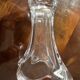 Small corolla vase in crystal from Vannes art-deco period - h 18.5 cm