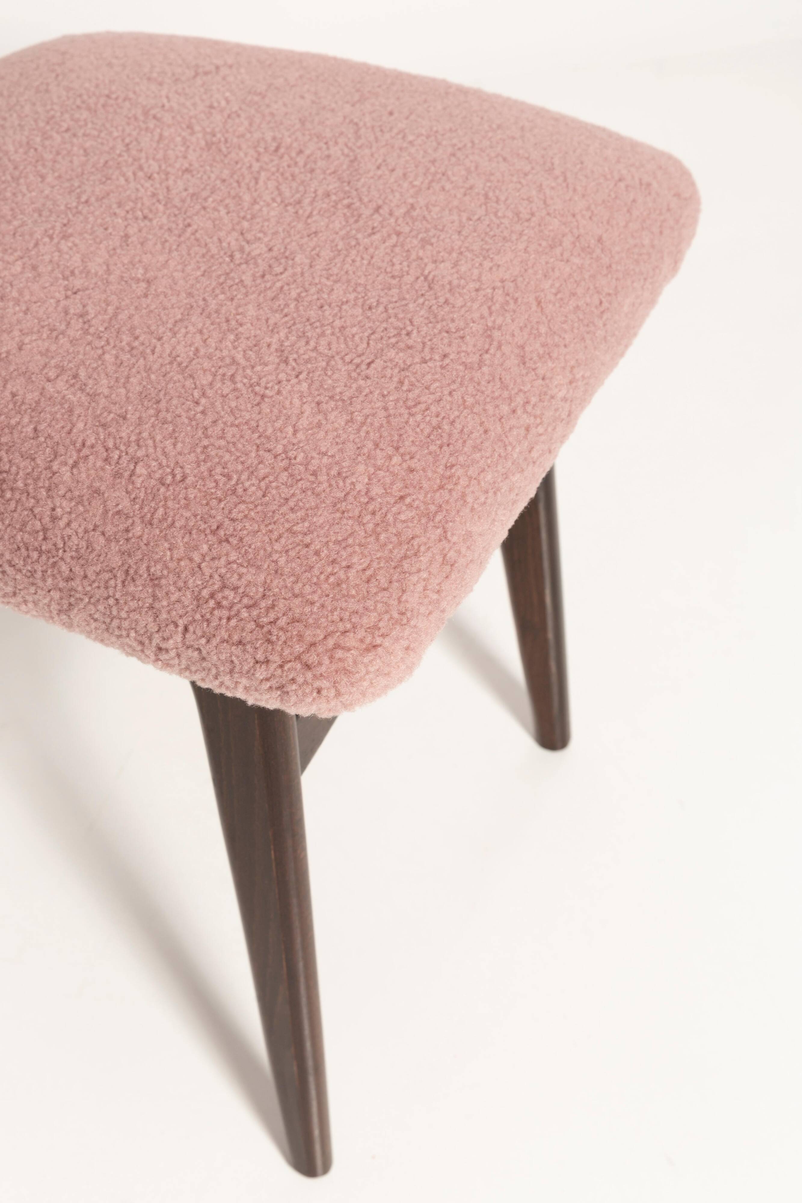 Butterfly dining chair, pink boucle, Europe