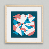 Mess In Square #2 - giclee print