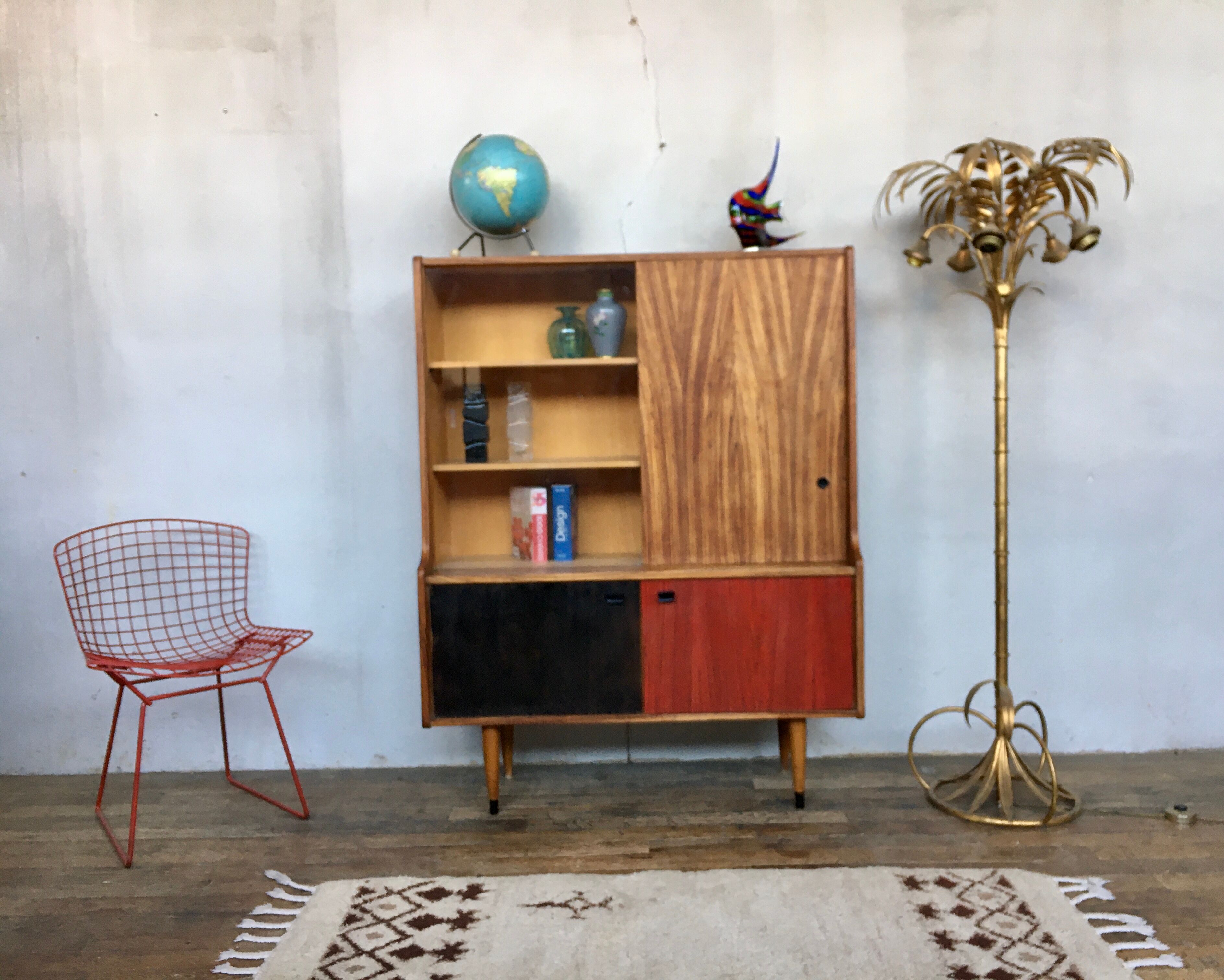 Enfilade haute en palissandre vintage 1960