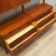 Teak wall unit, Norwegian design, 1960s, designer: Kjell Riise, production: