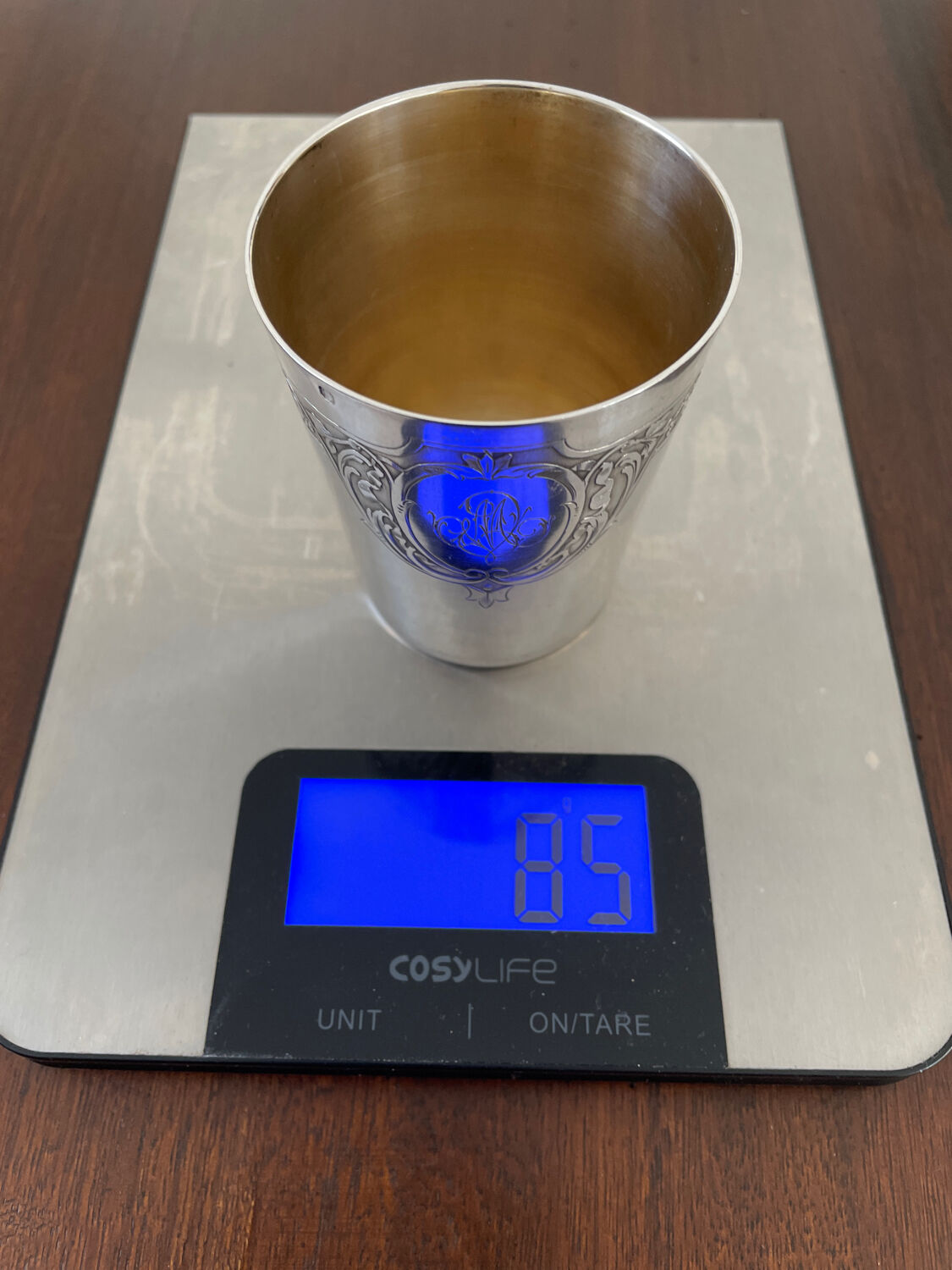 Sterling silver timpani, 1900s