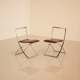 Pair of chairs "Luisa" by Marcello Cuneo for Mobel Italia 70's