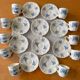 Antique coffee service in Sarreguemines earthenware.