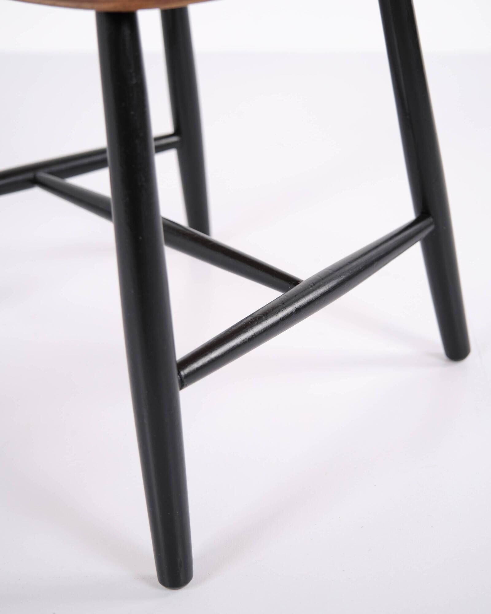 Armchair - Rosewood and black painted - Poul M. Volther - Farstrup - 1960s