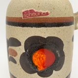 Vintage Scheurich West Germany Ceramic Vase, Numbered 413-20 - 1960s