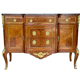 COMMODE TRANSITION LOUIS XV XVI LATE XIX TH ORNAMENTATION BRONZE MARBLE