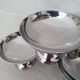 Dessert / ice cream bowls in stainless steel, Guy Degrenne style.