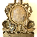 Golden Metal Angels Holy Water Font