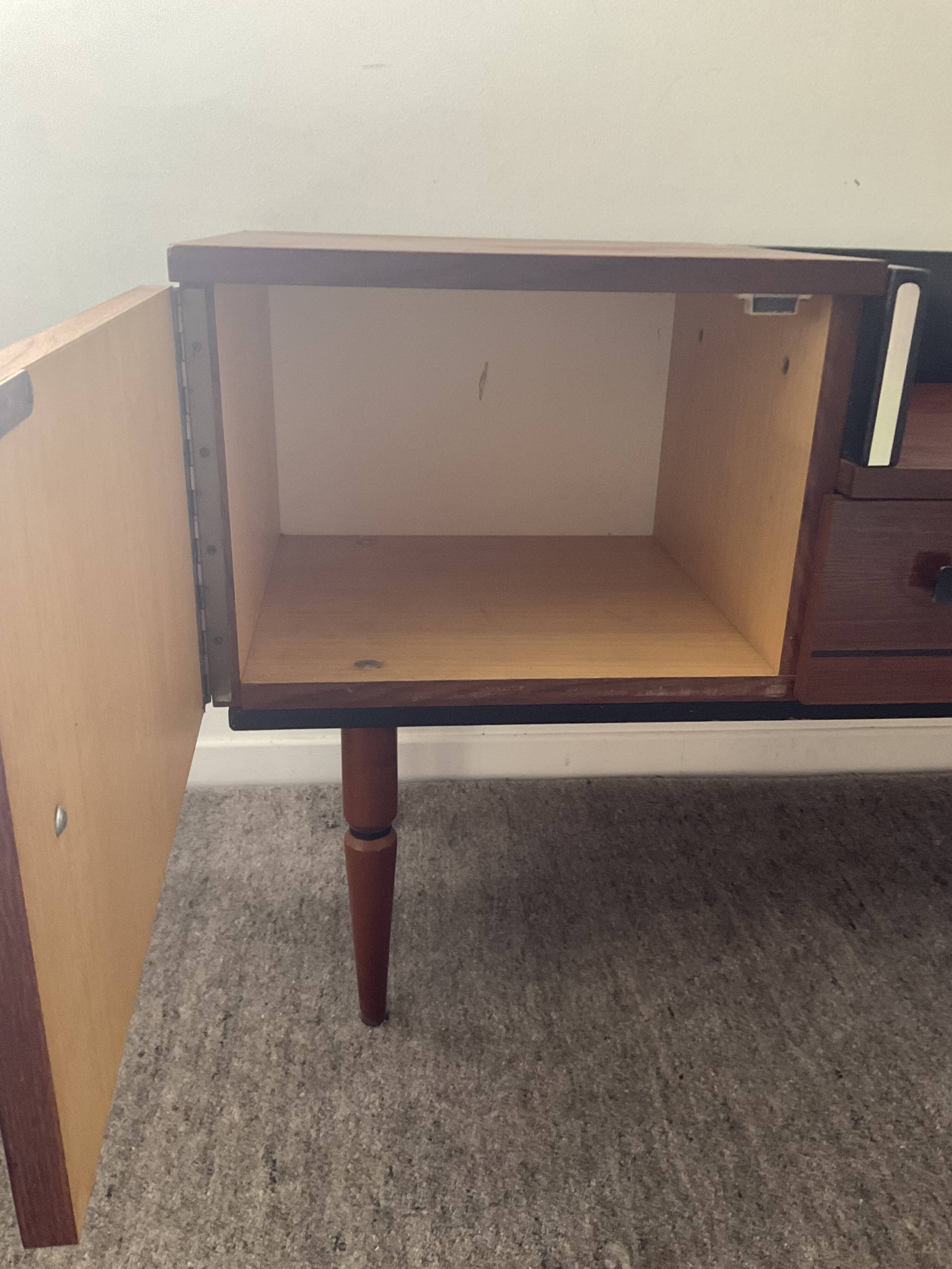 Enfilade teak TV cabinet from the 60s