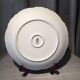 Plat a tarte ou plat decoratif porcelaine a decor floral