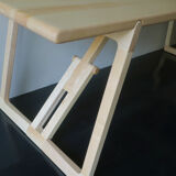 Solid ash dining table, Belgium