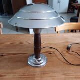 Jumo Aluminum and Wood Lamp