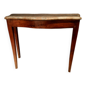 console en bois brut