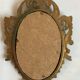 Miroir classique doré 16x24cm