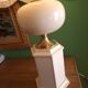 1980s lacquered metal lamp, the Dolphin
