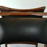 Set of 6 dining chairs in rosewood 1960s