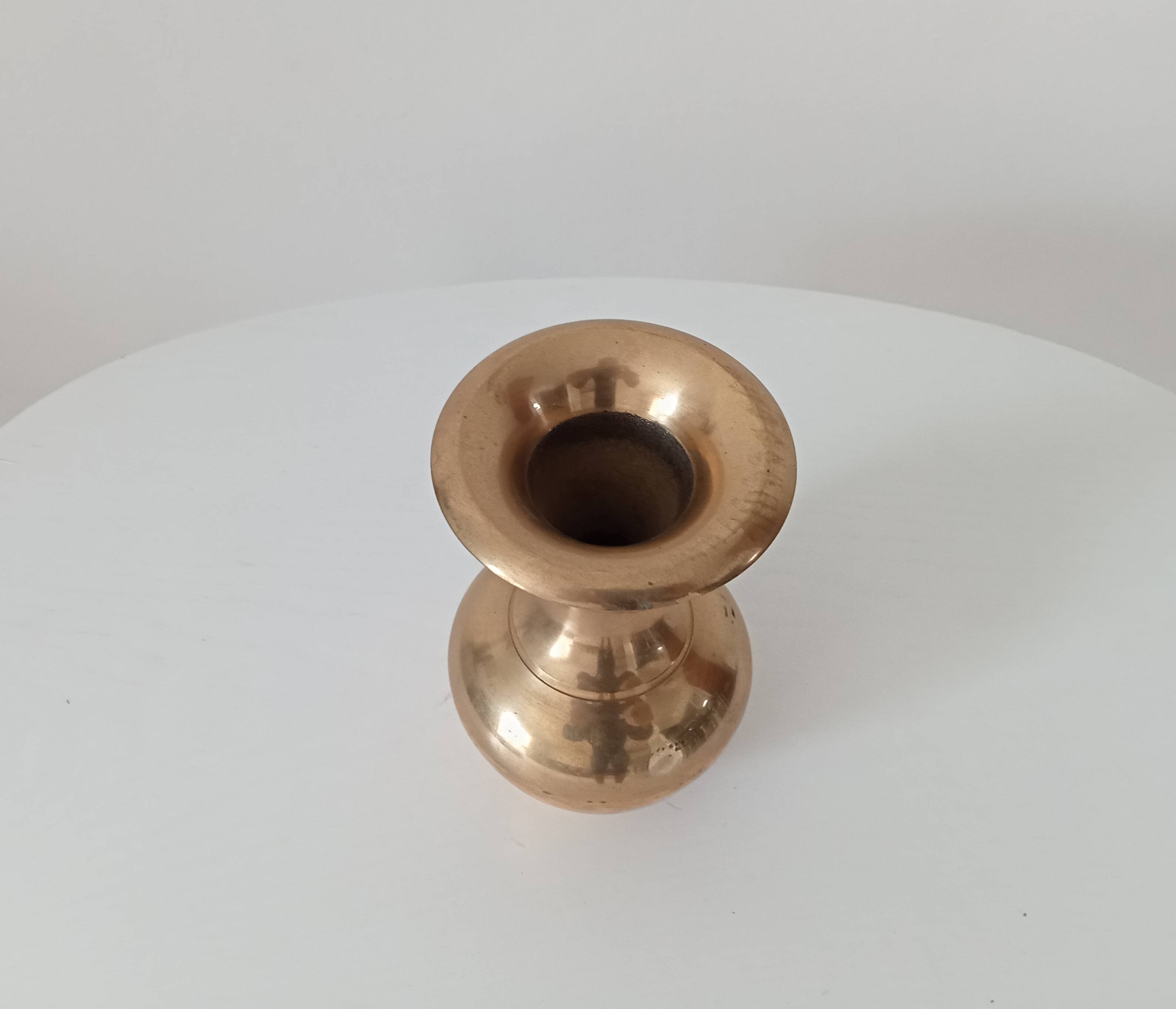 Vintage brass vase