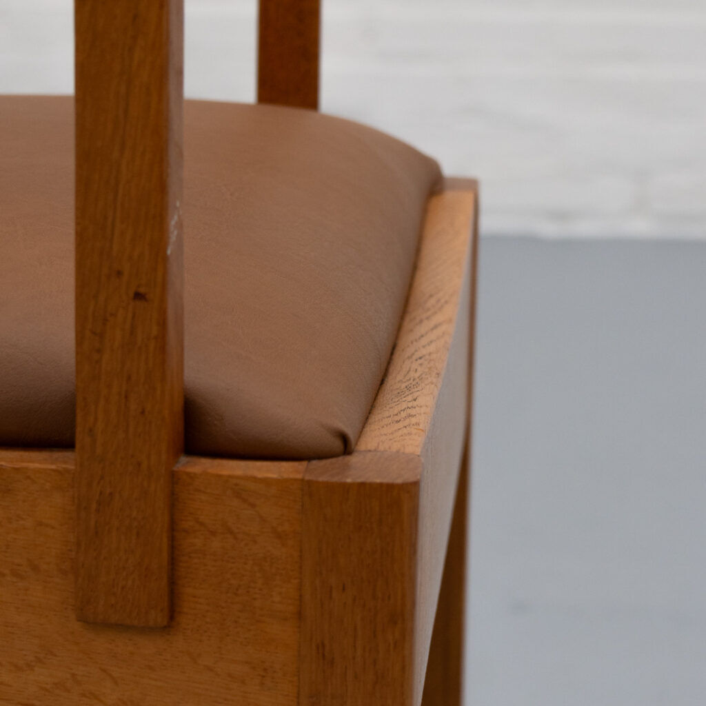 Leather Dutch Art Deco Chair