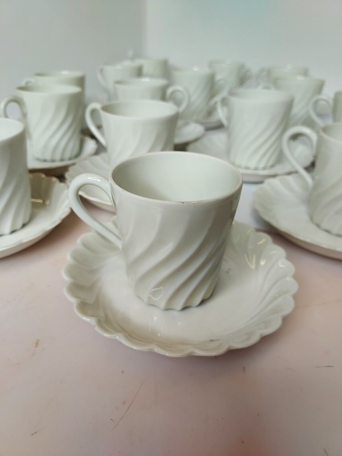 Porcelain coffee cups from Limoges Haviland