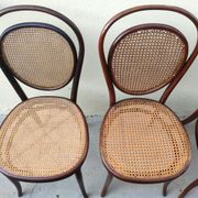 Set of 4 Thonet chairs nr 7 from 1865 ca