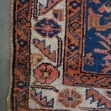 Oriental style red and gray rug with pattern 150x100cm