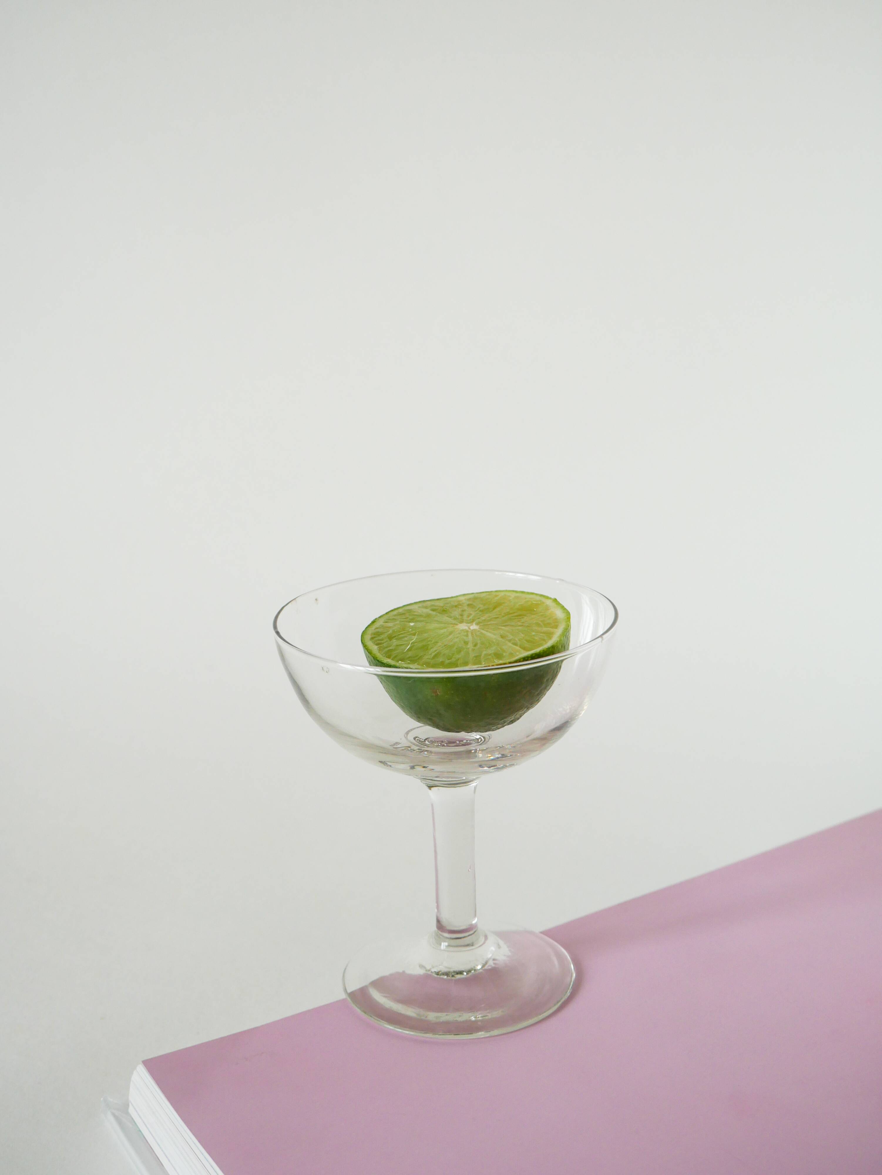 Magnificent set of 5 blown glass champagne glasses, early 20th century