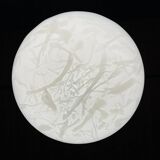 Classic white Murano pendant lamp, Italy, 1970s