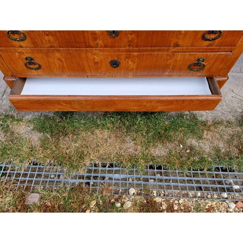 19th century glass chest of drawers