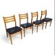 4 Scandinavian chairs from the 1960s
