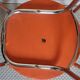 Set of vintage orange chairs